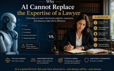 Why AI Cannot Replace the Expertise of a Lawyer